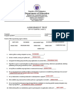 ICT wk3 ASSESSMENT TEST