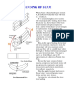 Bending of Beam: Compressed Layer