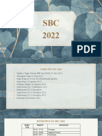 Job Desk & Time Line SBC 2022