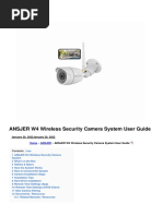 w4 Wireless Security Camera System Manual