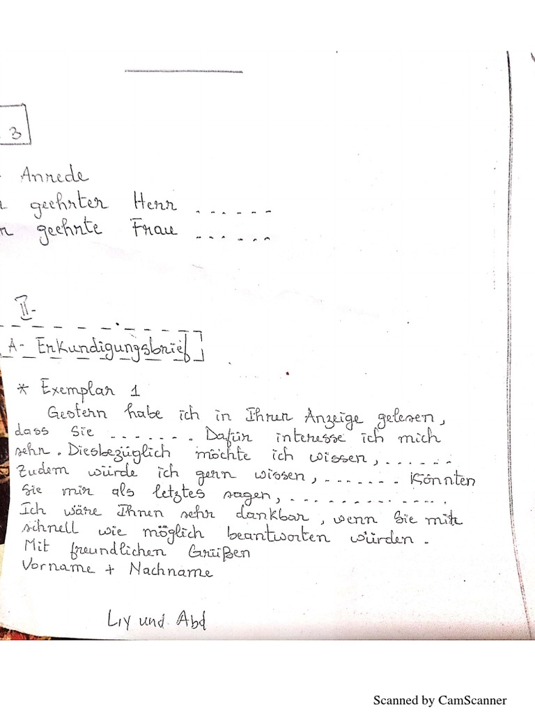 schreiben teil 3 b1 ösd
