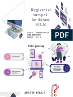 Registrasi Sampel Ke Dalam Silk Tugas 6