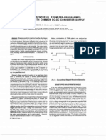 PWM Inverters With Common DC-DC Converter Supply: Stepped Wave Synthesis From Pre-Programmed