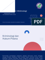 Pertemuan 2 Dan 3 Kriminologi Dan Viktimologi