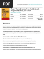 Wiley - Modern Thermodynamics - From Heat Engines To Dissipative Structures, 2nd Edition - 978-1-118-37181-7