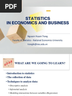 Statistics in Economics and Business