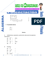 Ejercicios de Potenciacion para Sexto de Primaria