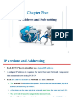 Chapter Five: IP Address and Sub-Netting