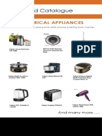 Reward Catalogue: Home Electrical Appliances