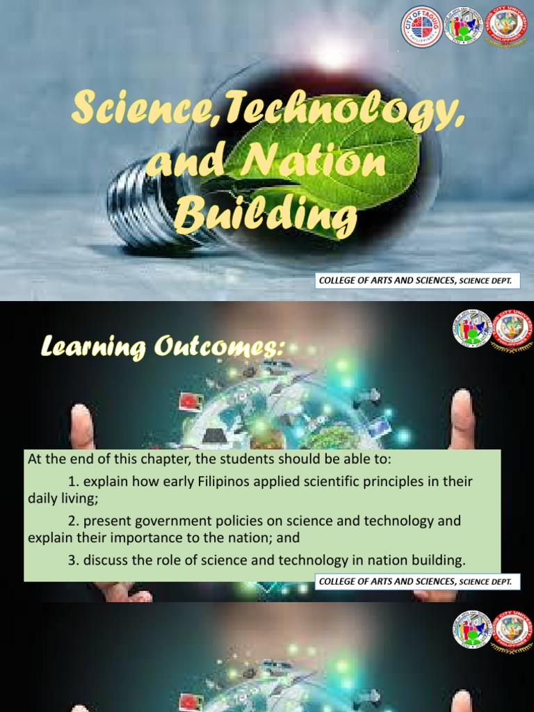 Importance Of Science And Technology In Nation Building