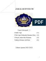 Makalah Evolusi Agus Mahendra