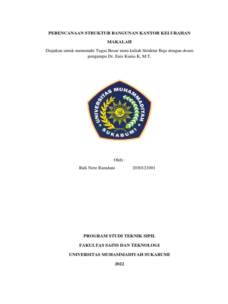 (22062022) Progres Struktur Baja Ruli Nere Ramdani | PDF | Seni ...