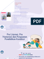 PAPARAN Pra Literasi, Pra Numerasi Dan Penguatan Pendidikan Karakter