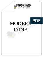 MODERN INDIA Revision Notes j1hhcg