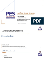 Artificial Neural Network: Ms. Swetha R. Assistant Professor