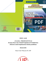 Analisa Produktivitas Konsep Dasar Dan Teknik Pengukuran Produktivitas (Hana Catur Wahyuni, S.T., M.T.)
