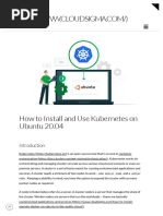 How to Install and Use Kubernetes on Ubuntu 20.04 • CloudSigma
