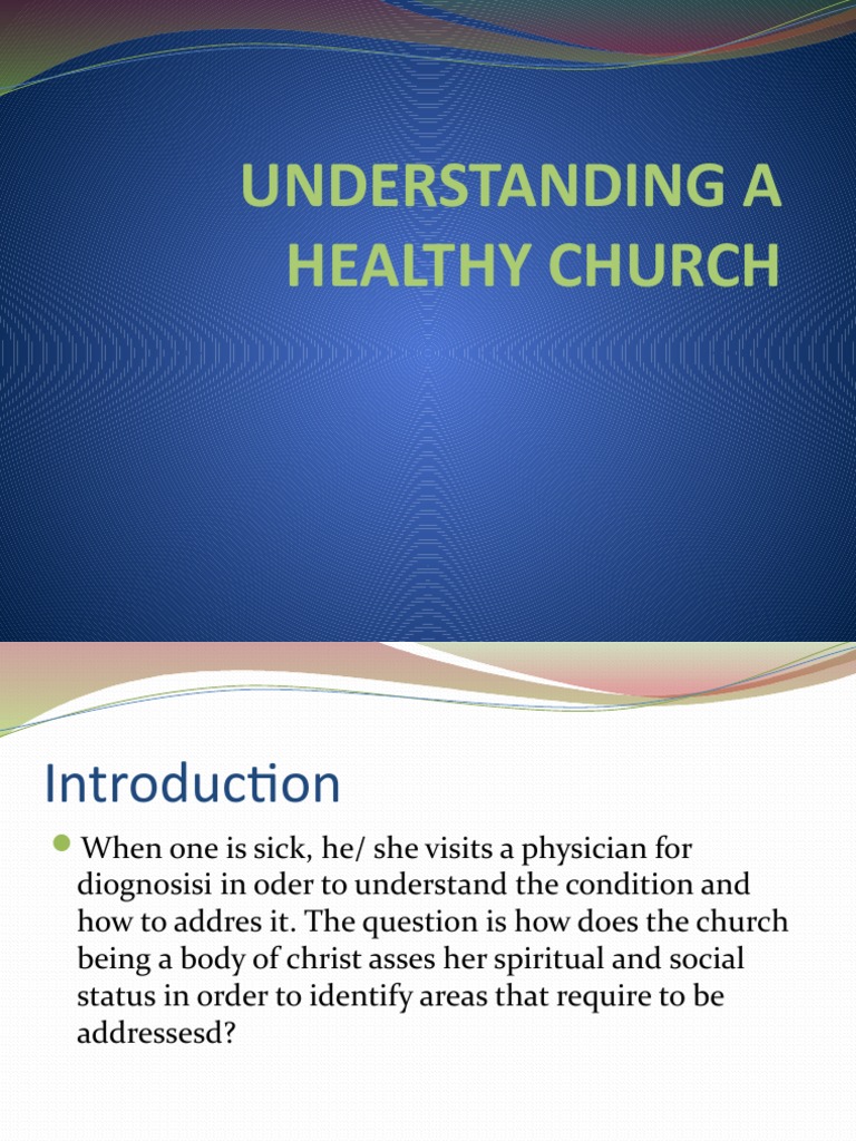 Elements of a Healthy Church | PDF | Church (Building) | Jesus
