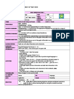 Lesson Plan Week 9, Tuesday 24 MAY 2022: Beat The Teacher