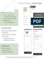 Loading Data From A Database: Connections and Syntax