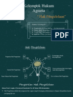 Kelompok Hukum Agraria - Hak Pengelolaan