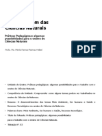 Aprendizagem Das Ciências Naturais: Práticas Pedagógicas: Algumas Possibilidades para o Ensino de Ciências Naturais