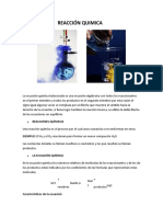 tal como se pidió. Este título es conciso y captura los elementos clave del documento como son las reacciones químicas, el equilibrio y la ecuación química, tres temas centrales abordados en el texto