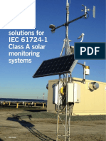 Weather Solutions For IEC 61724-1 Class A Solar Monitoring Systems