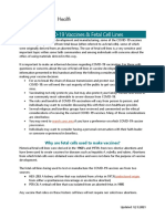 COVID-19 Vaccine Fetal Cell Handout