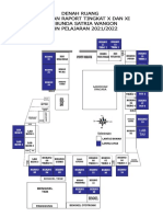 Denah Ruang Pembagian Raport Tingkat X Dan Xi