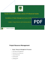 FUSE-SPS-PM101 Module 6 - Project Resource and Communucation Management