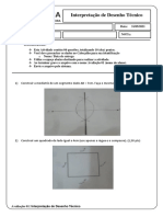 Avaliação Final - Interpretação de Desenho Técnico