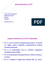 Scope of Internet As A ICT