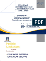 Materi Inisiasi 7 Memahami Kondisi Lingkungan Sebagai Persiapan Bagi Usaha Baru