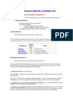 Componentes Moleculares de La Materia Viva