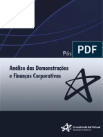 Inserir Título Aqui Inserir Título Aqui: Análise Das Demonstrações e Finanças Corporativas