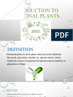 Introduction to Medicinal Plants