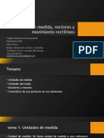 Unidades Medida Vectores Presentaciones
