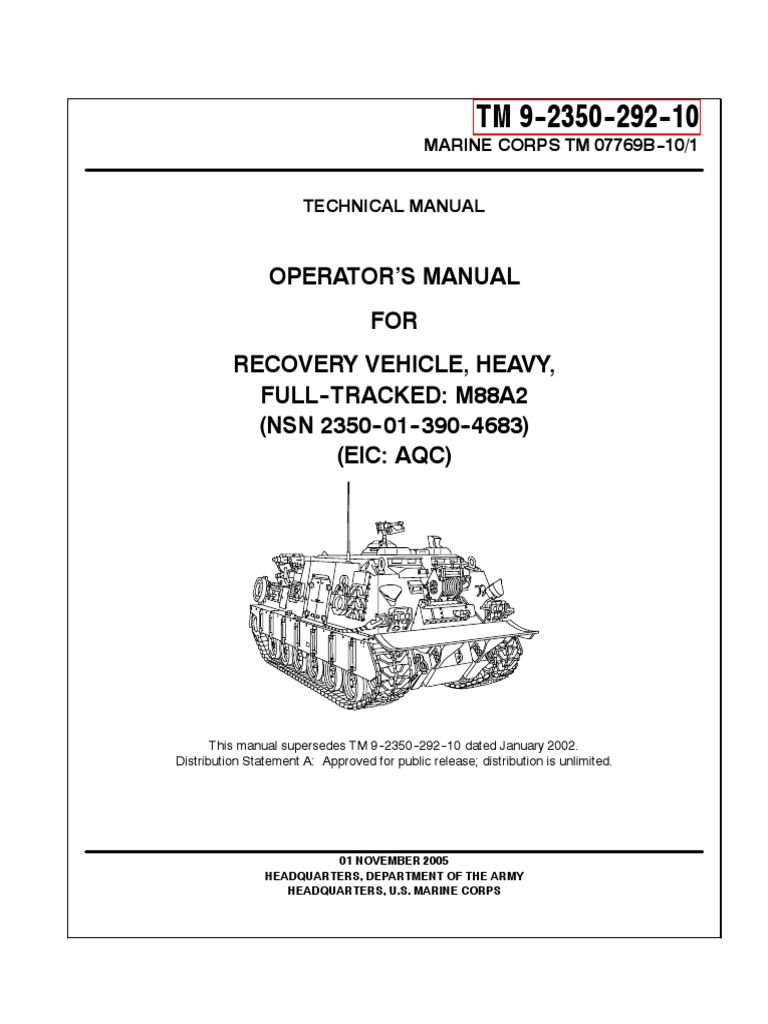 TM 9 2350 292 10 | PDF | High Voltage