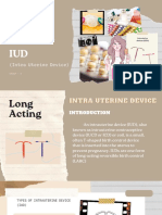 Long Acting - IUD: (Intra Uterine Device)