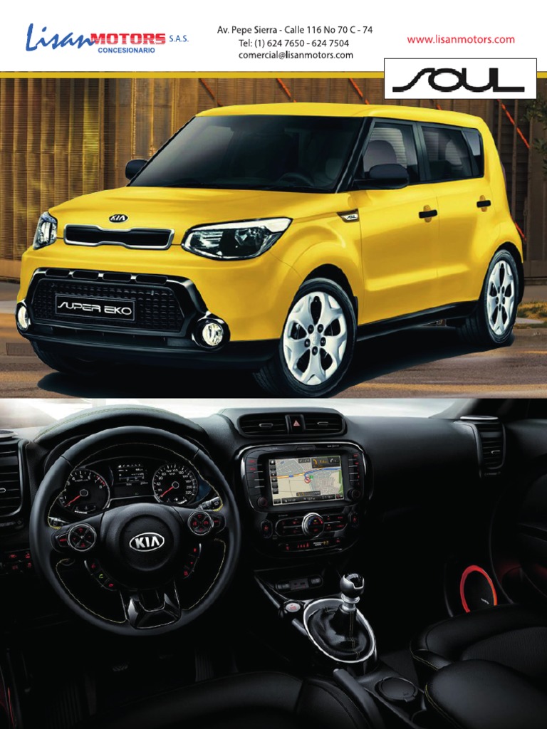 Ficha Tecnica Kia Soul PDF