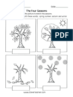 The Seasons Worksheet For Preschool 3