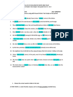 Examen#1 - Present Perfect - Past Simple - Past Perfect