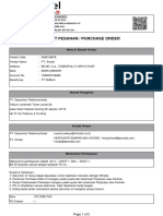 Surat Pesanan / Purchase Order: Nama & Alamat Vendor