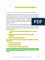 3.3 Competencia de Los Menores para Decidir Sobre Su Cuerpo