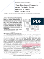 An Improved Finite-Time Control Strategy For Zero-Sequence Circulating Current Suppression of Parallel Three-Level Rectifiers