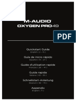 M-Audio - Oxygen Pro 49 - Guía de Inicio Rápida