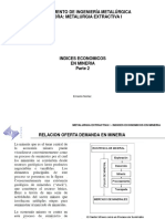 Indices Economicos en Mineria Parte 2