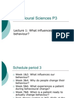 Lecture 1: What Influences Our Behaviour?