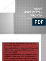 Model Keperawatan Gerontik PPT 1